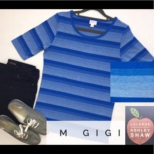 LuLaRoe Blue Ombré Top- NWT